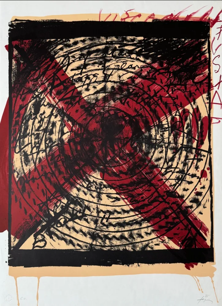 Lithographie Tàpies - Diana