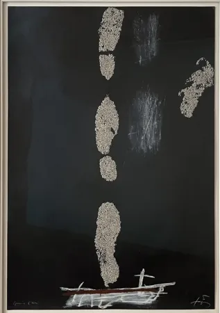 Eau-Forte Tàpies - Empreintes de pas