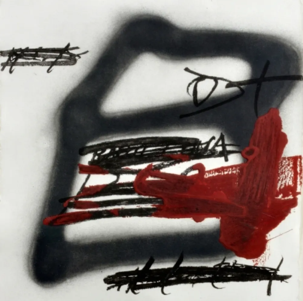 Eau-Forte Et Aquatinte Tàpies - Forma Ombrejada