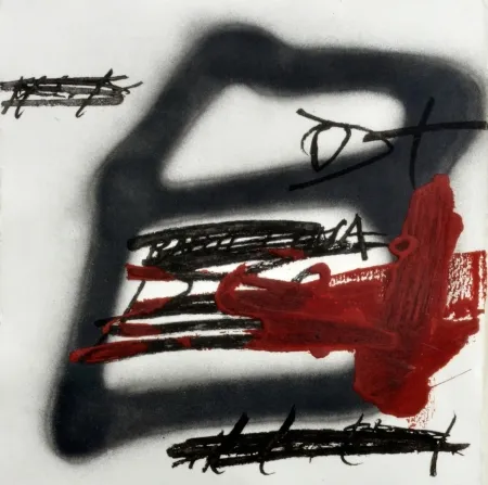 Eau-Forte Et Aquatinte Tàpies - Forma Ombrejada