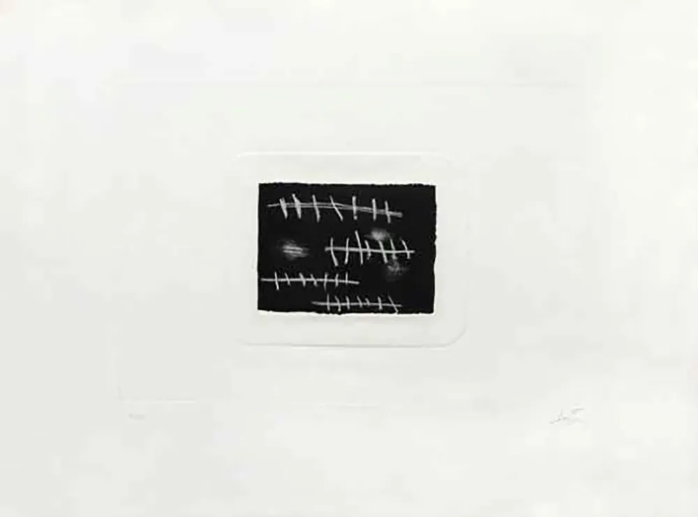 Gravure Tàpies - Le Tableau