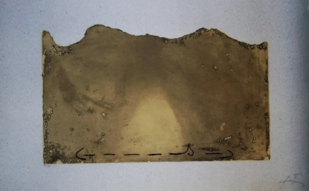 Eau-Forte Et Aquatinte Tàpies - Petrificada petrificante