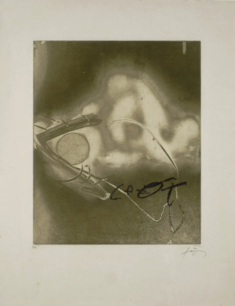 Gravure Tàpies - '' Sextina '' 