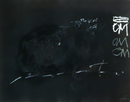 Gravure Tàpies - Variation sur un thème musical