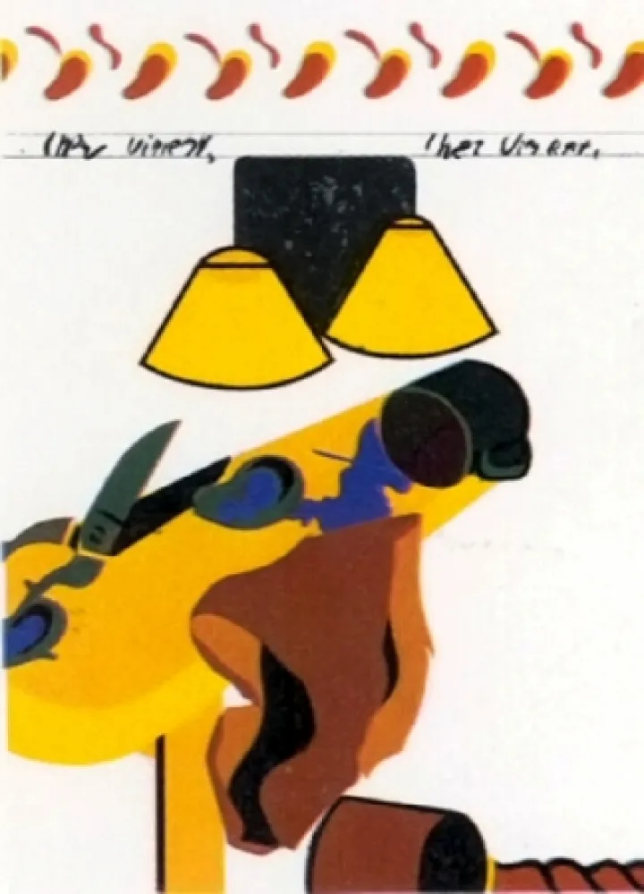 Lithographie Telemaque - L'oreille de Van Gogh