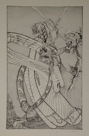 Lithographie Thomkins - Ochsenzöllner.