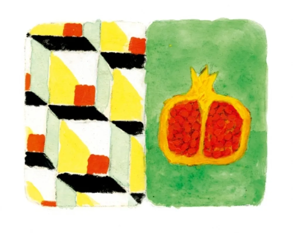 Carborundum Tilson - Stones of Venice Melograno Diptych