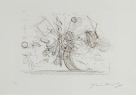 Gravure Tinguely - Chaos