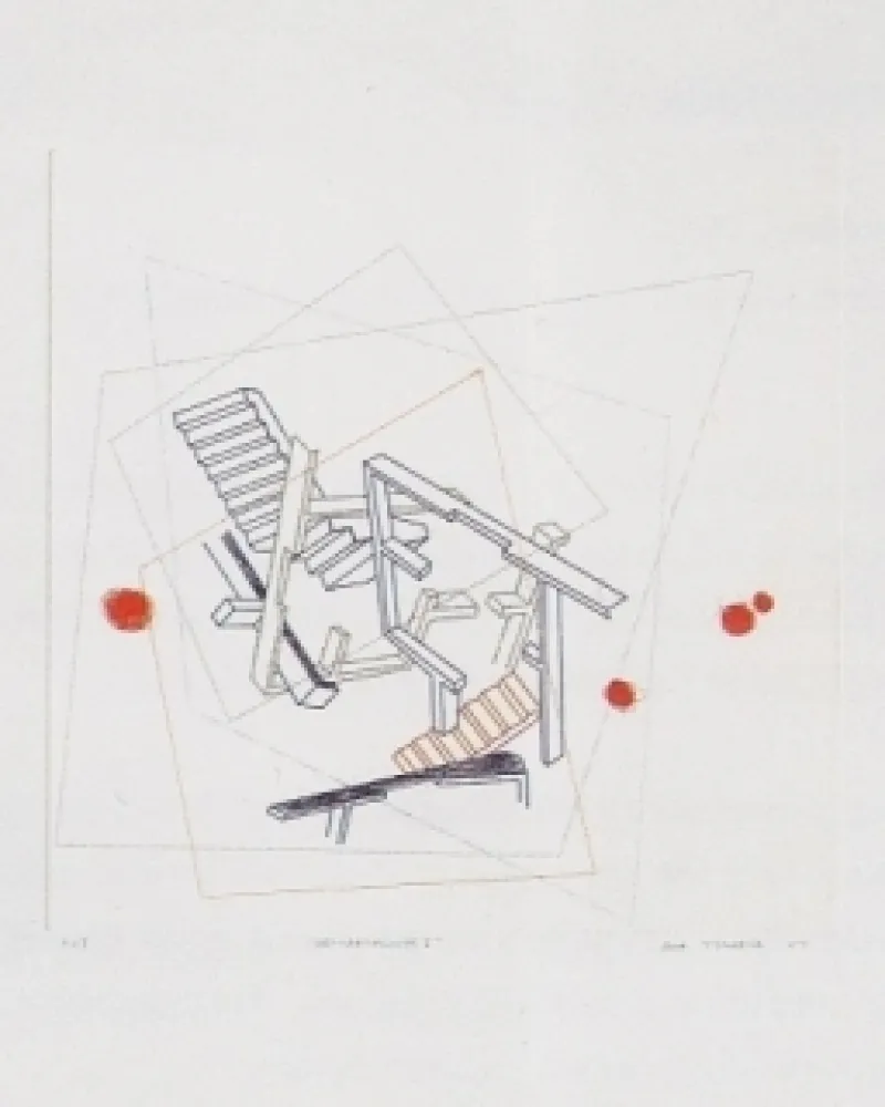 Eau-Forte Et Aquatinte Tiscornia - Des-habitationes 1