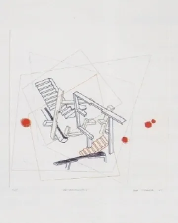 Eau-Forte Et Aquatinte Tiscornia - Des-habitationes 1