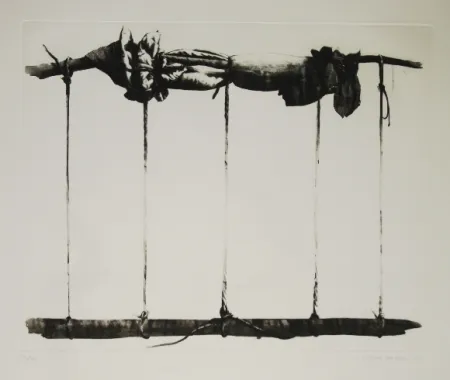 Eau-Forte Et Aquatinte Titus-Carmel - Agrès 3