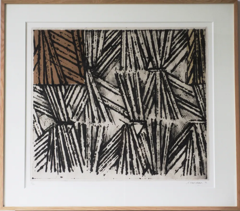 Eau-Forte Et Aquatinte Titus Carmel - Brisée I (Sur la route de la soie)