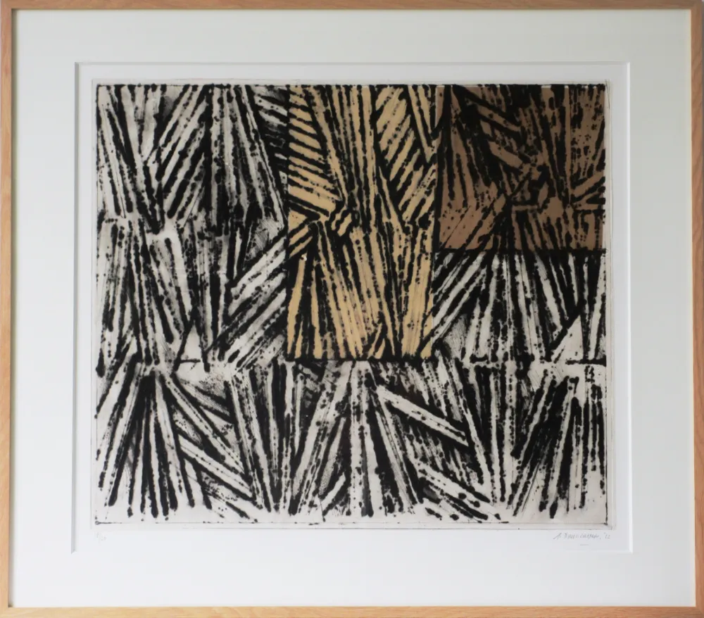 Eau-Forte Et Aquatinte Titus Carmel - Brisée II (Sur la route de la soie)