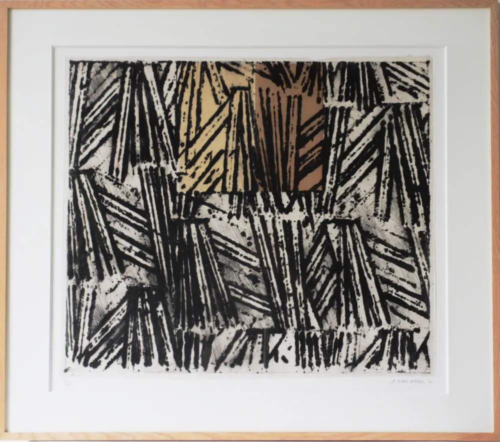 Eau-Forte Et Aquatinte Titus Carmel - Brisée III (Sur la route de la soie)