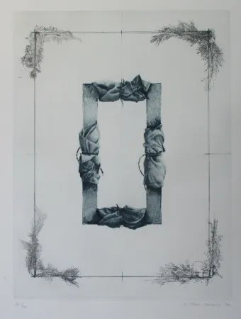 Gravure Titus Carmel - Composition