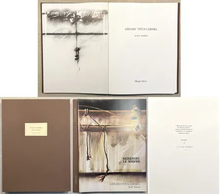 Livre Illustré Titus Carmel - Derrière le Miroir n°230. TITUS-CARMEL, SUITE NARWA. Octobre 1978. TIRAGE DE LUXE SIGNÉ PAR L'ARTISTE.