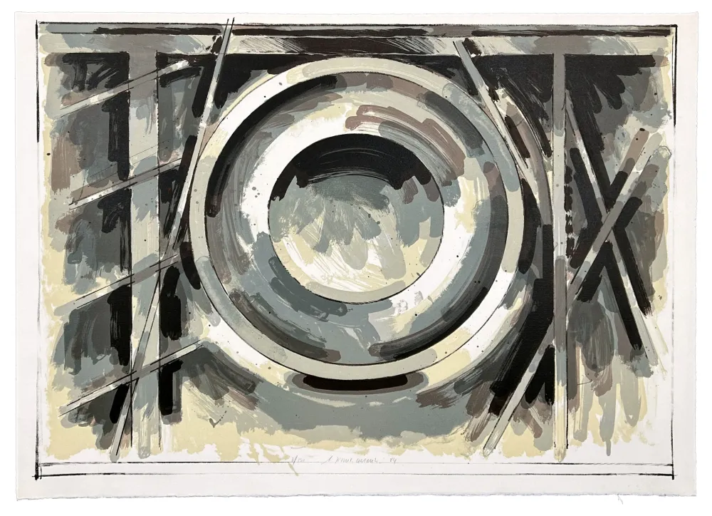 Lithographie Titus Carmel - Sans titre 1