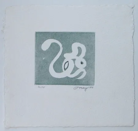 Eau-Forte Et Aquatinte Tobey - Six Impromptus on Omar Khayyam