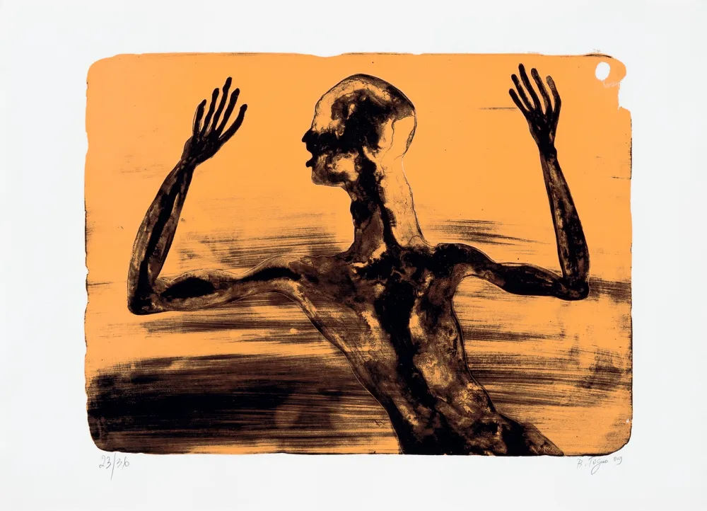 Lithographie Toguo - Soundless scream