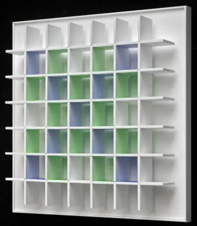 Sérigraphie Tomasello - Grille Chromoplastique c