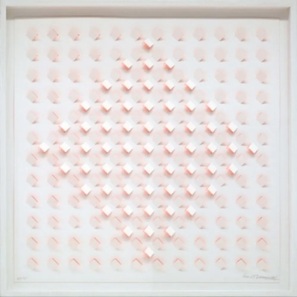 Lithographie Tomasello - S/T 1 - Naranja