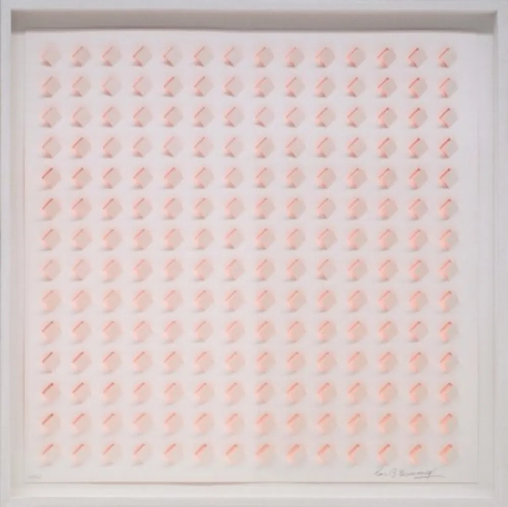 Lithographie Tomasello - S/T 3 - Naranja