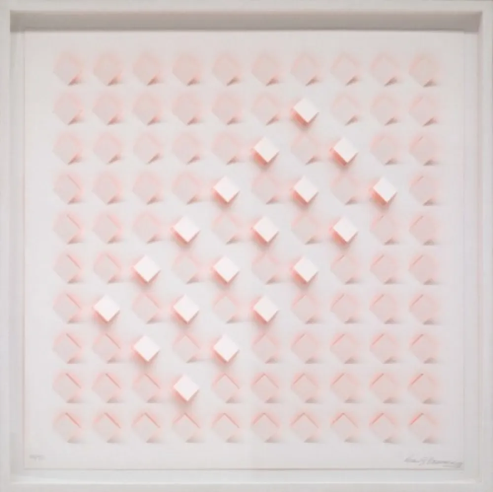 Lithographie Tomasello - S/T 4 - Naranja