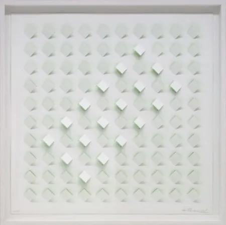 Lithographie Tomasello - S/T 4 - Verde