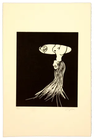 Linogravure Topor - Limelight