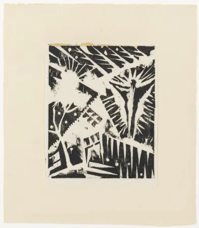 Gravure Sur Bois Topp - Spektrale Figur (Spectral Figure)