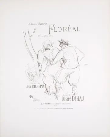 Lithographie Toulouse-Lautrec - Floréal, 1895