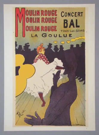 Héliogravure Toulouse-Lautrec - Moulin-Rouge - La Goulue