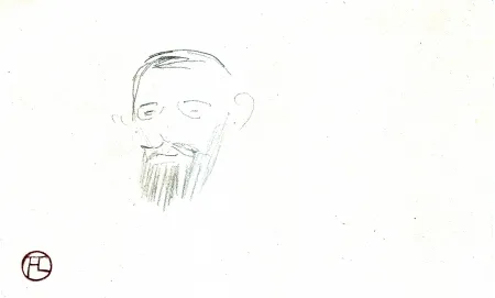 Aucune Technique Toulouse-Lautrec - Procès Arton — Tête de monsieur Jacques Saint-Cère