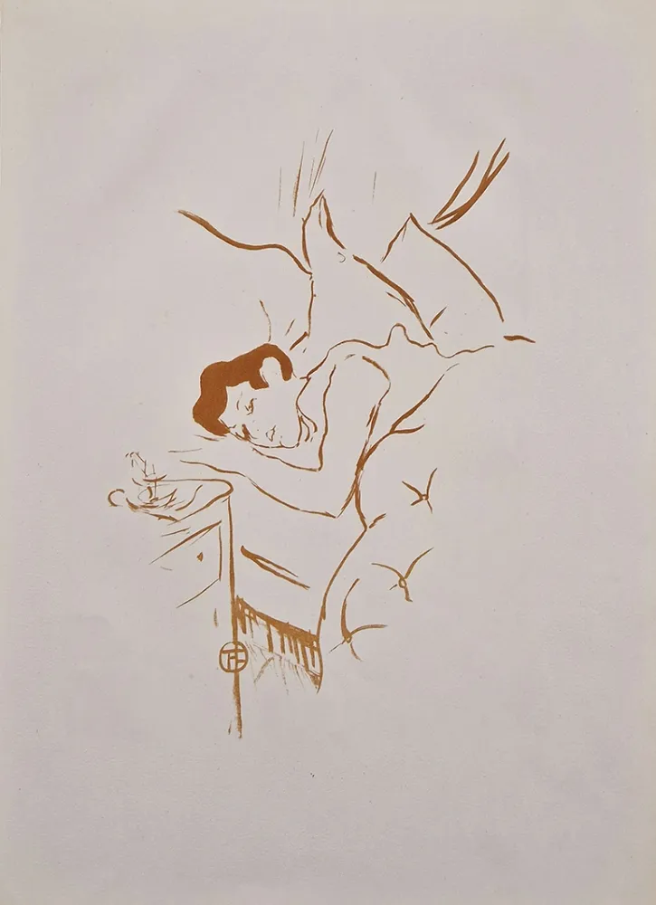 Lithographie Toulouse-Lautrec - Ta bouche