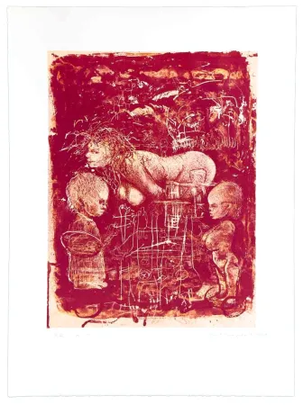 Lithographie Trampedach - Sans titre