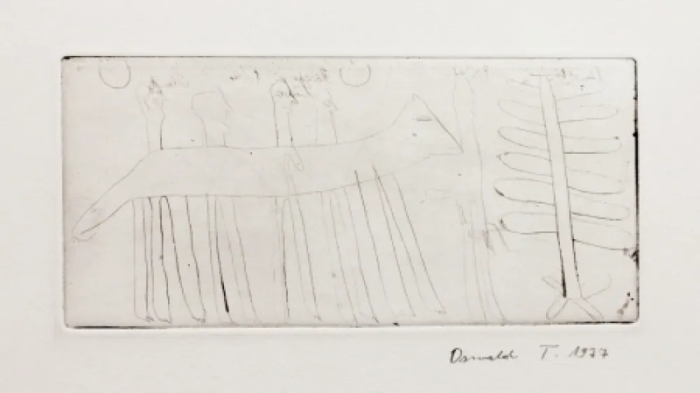 Gravure Tschirtner - Hase (Hare)