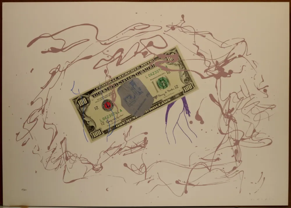 Lithographie Turcato - Dollaro