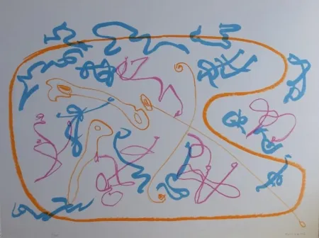 Lithographie Turcato - Senza titolo