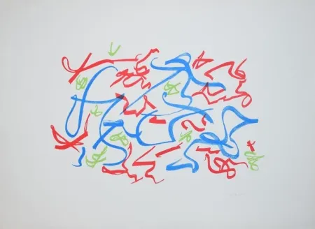 Lithographie Turcato - Senza titolo