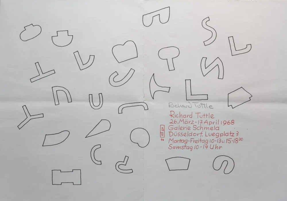 Sérigraphie Tuttle - Cloth Pieces und Skulpturen, 1968.