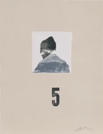 Sérigraphie Tuymans - Zelfportret (1982)