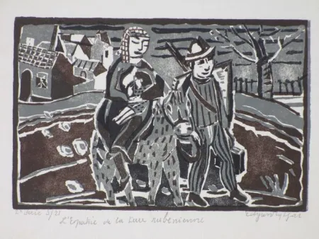 Aucune Technique Tytgat - L'expatrie de la terre rubenienne / Vlucht naar Egypte