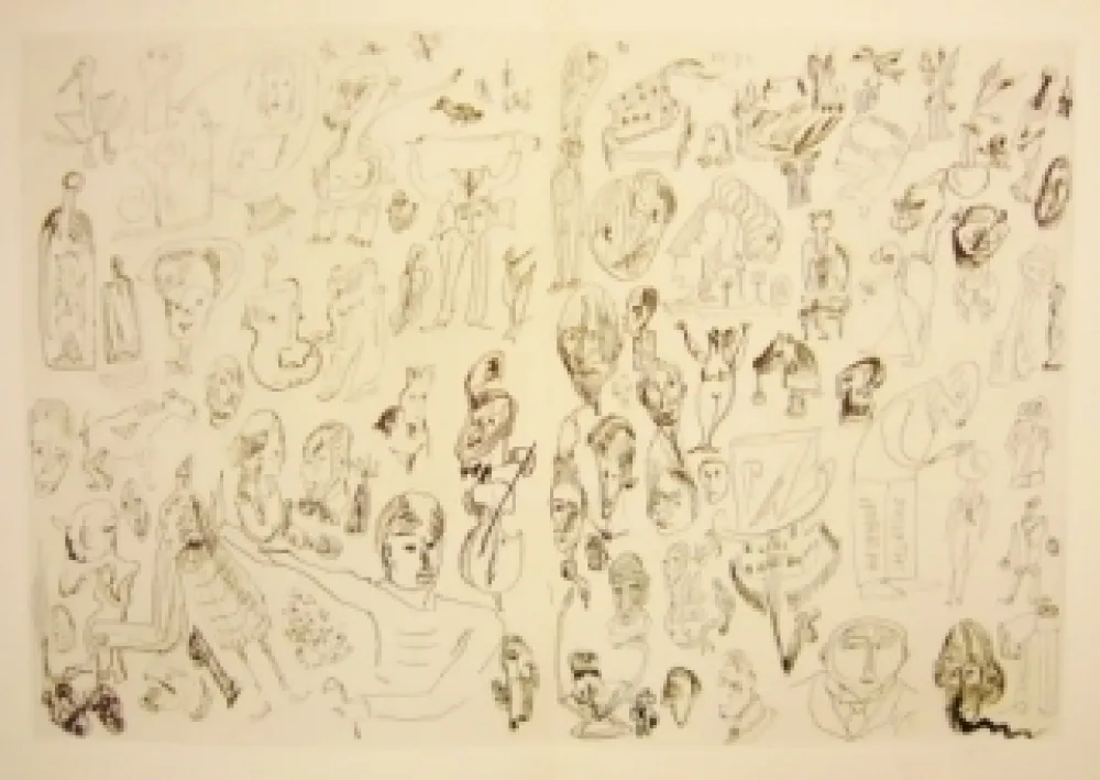 Gravure Tzara - Sans titre