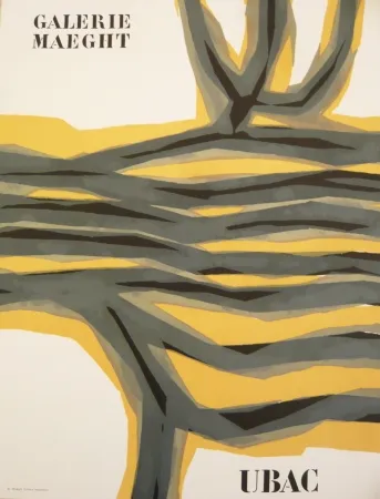Affiche Ubac - Affiche exposition galerie Maeght