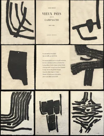 Livre Illustré Ubac - André Frénaud. VIEUX PAYS. Avec suite signée et gravures refusées (1967)