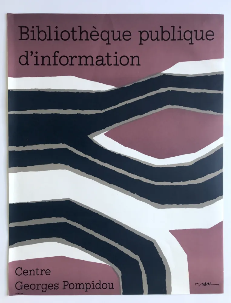 Affiche Ubac - Bibliothèque publique d'Information (BPI) / Centre Pompidou