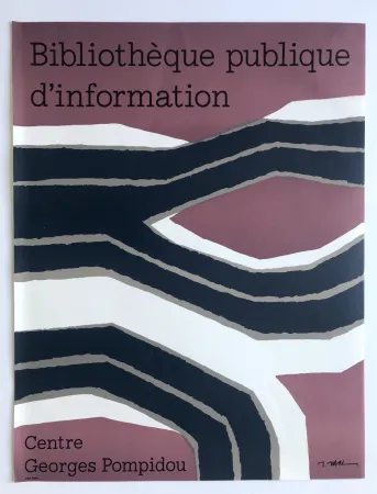 Affiche Ubac - Bibliothèque publique d'Information (BPI) / Centre Pompidou