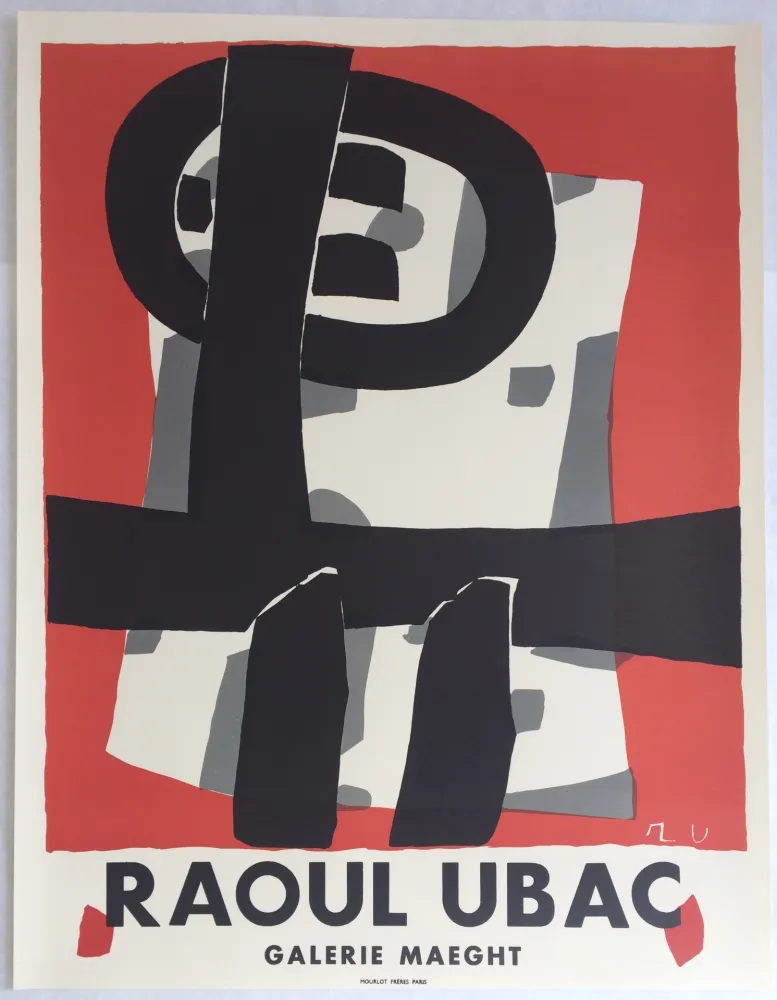 Affiche Ubac -  Galerie Maeght