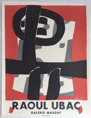 Affiche Ubac -  Galerie Maeght