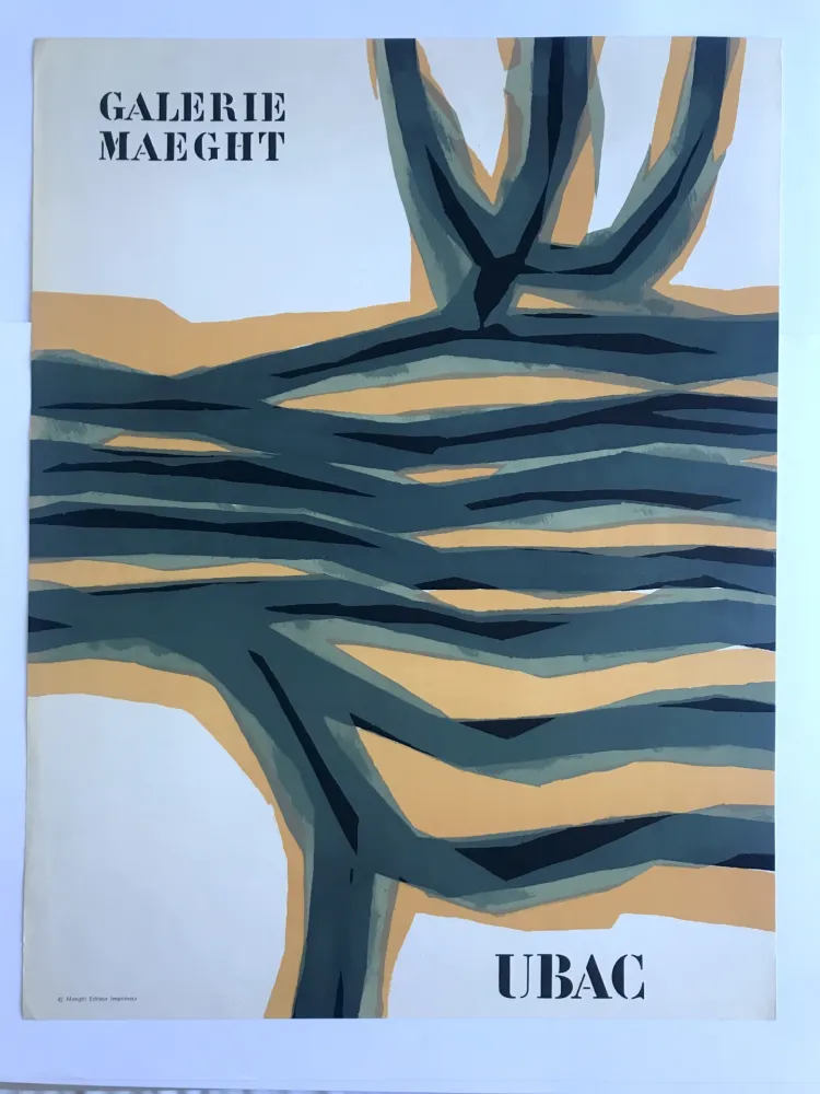 Affiche Ubac - Galerie Maeght